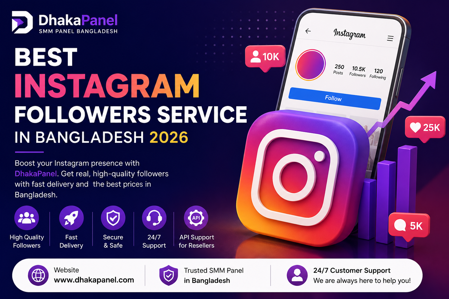 Best Instagram Followers Service in Bangladesh 2026