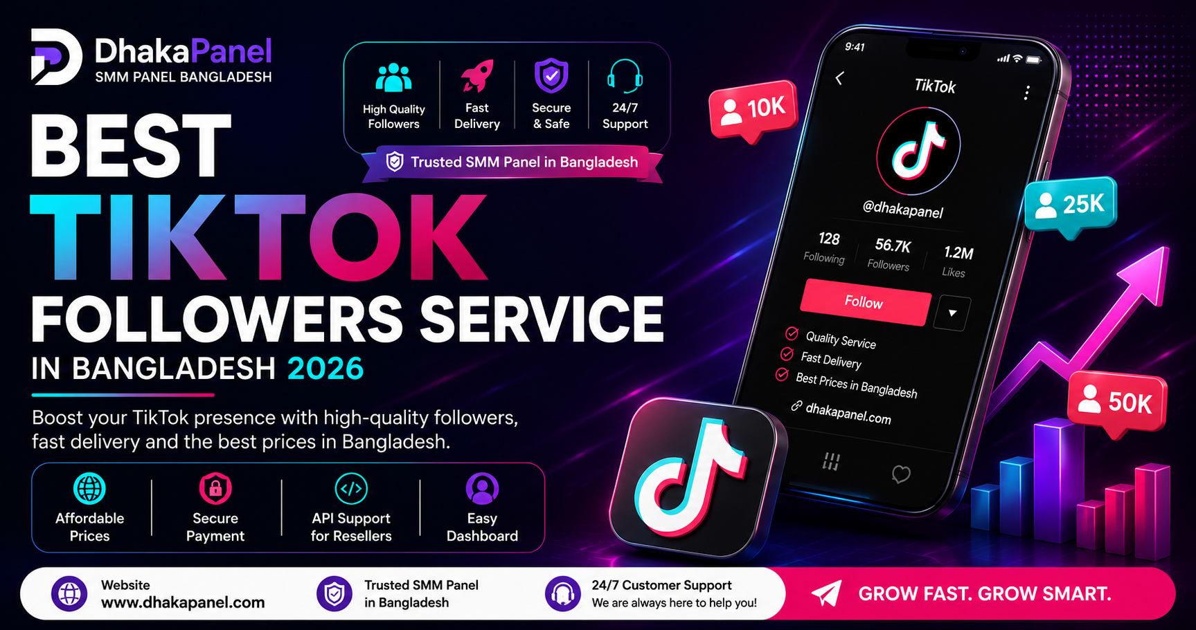 Best TikTok Followers Service in Bangladesh 2026