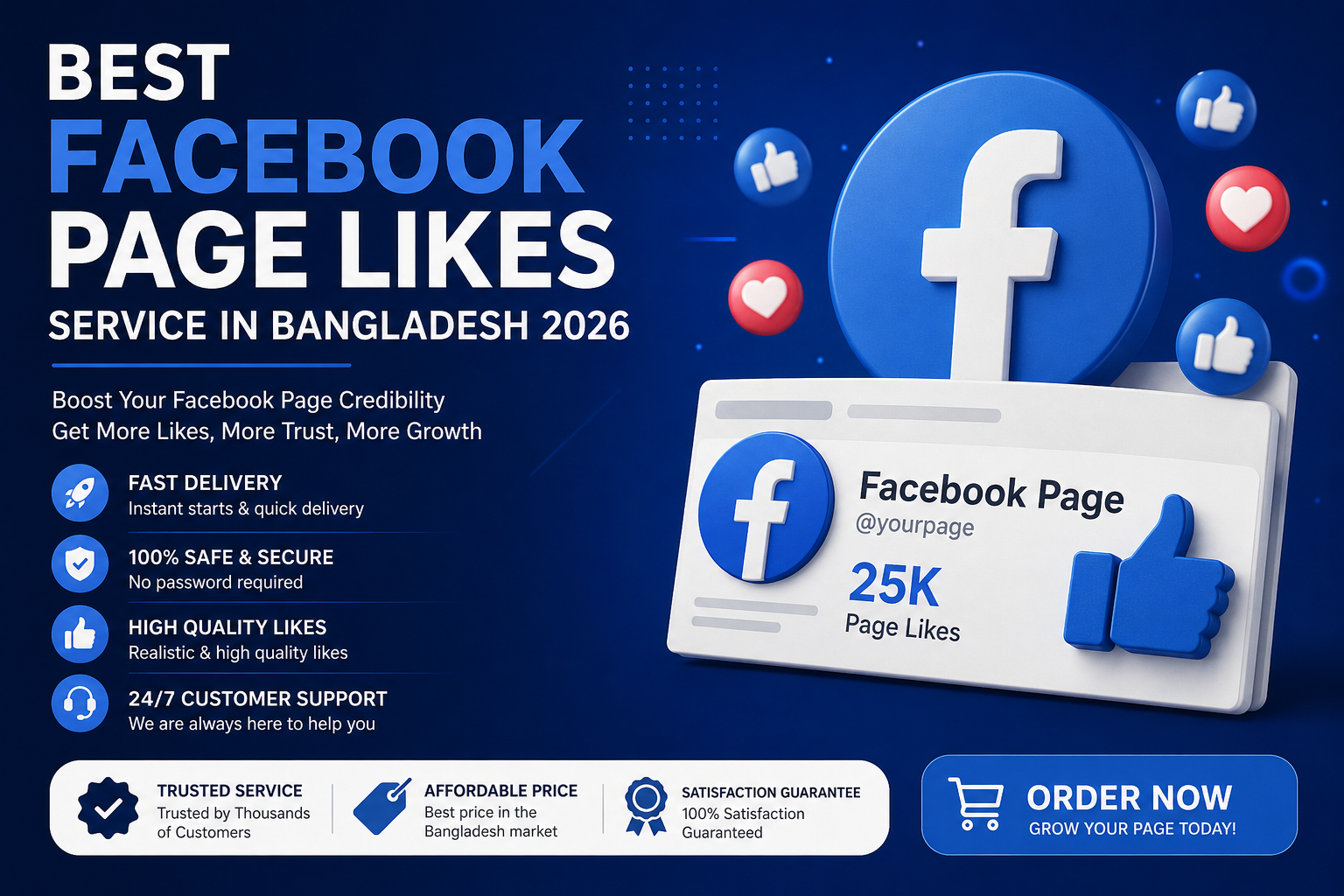 Best Facebook Page Likes Provider in Bangladesh 2026