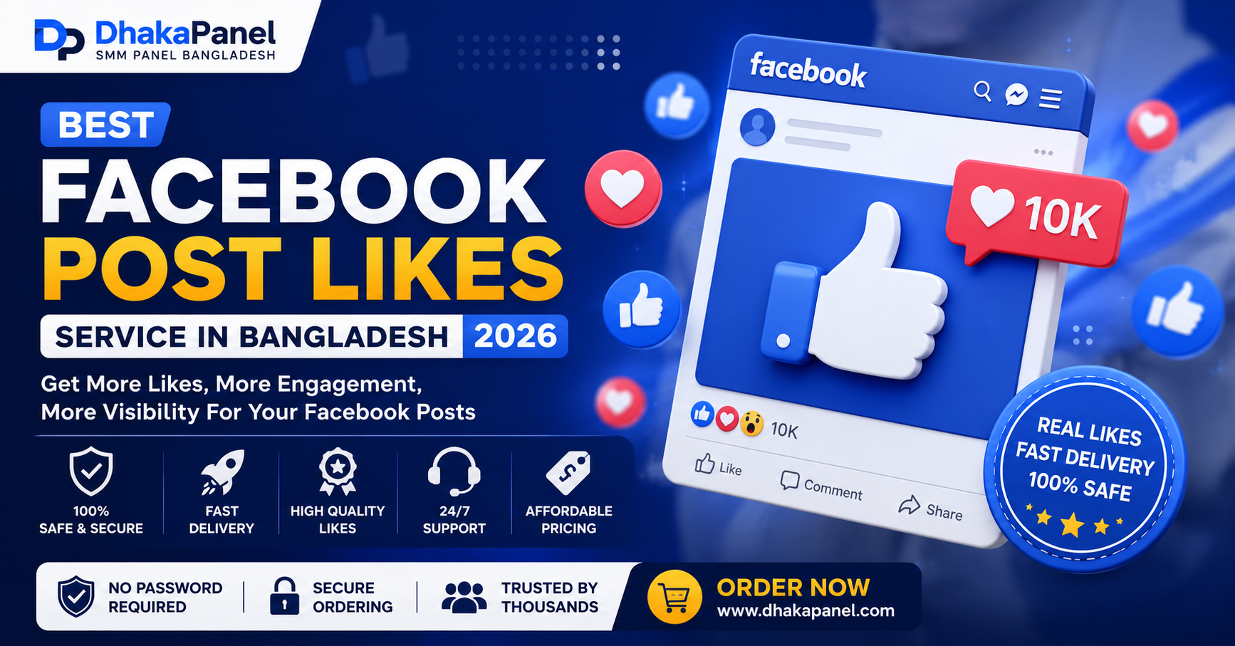 Best Facebook Post Likes Service in Bangladesh 2026